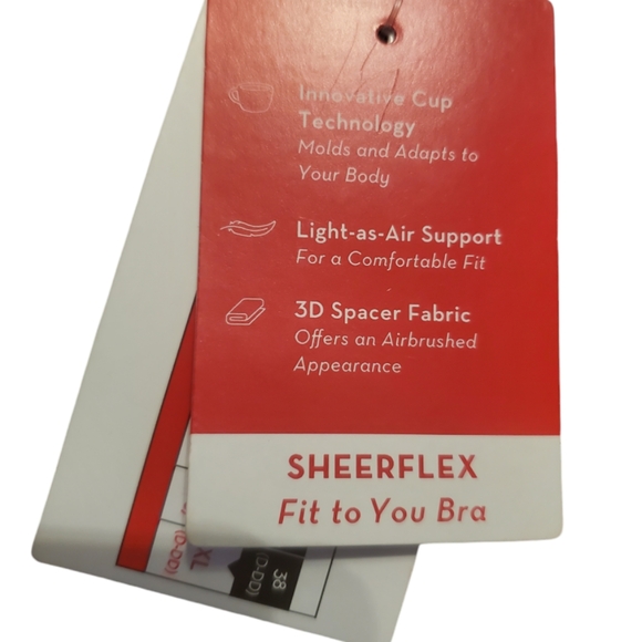 Spanx SheerFlex Fit-to-You Bra Adjustable Very Black Medium D/DDD NWT - Picture 11 of 11